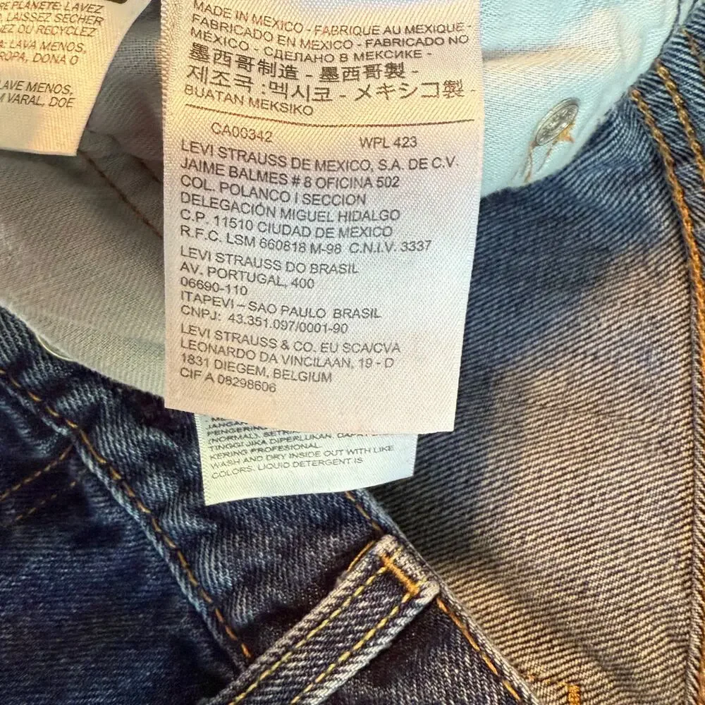 Levi Strauss & Co 517 Original Riveted Mens Jeans‎ 35/30 Blue